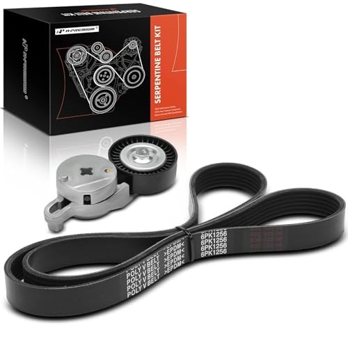 A-Premium Engine Serpentine Belt Drive Kit with Tensioner Compatible with Toyota