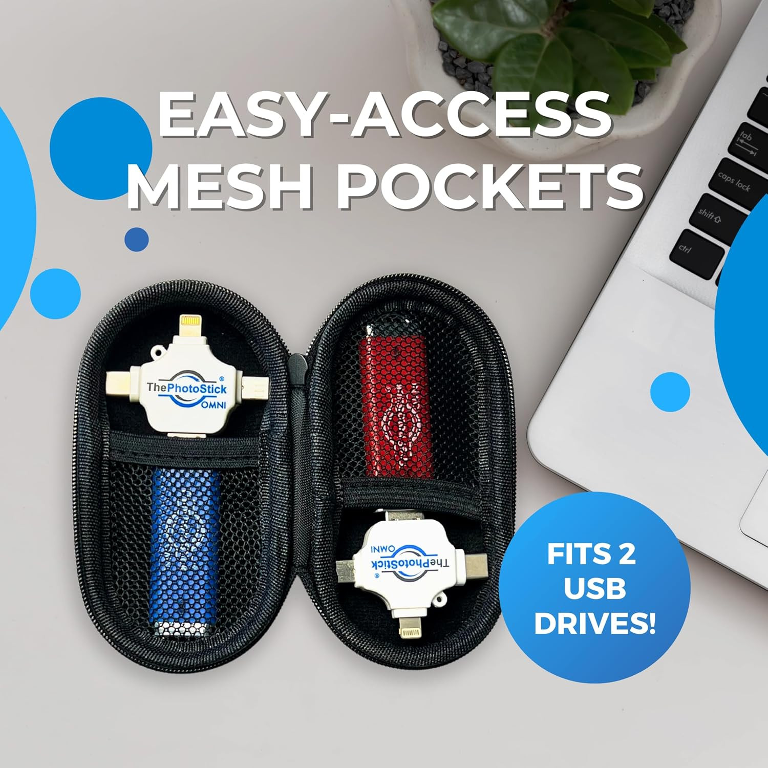 ® Omni Case - Protective USB Flash Drive Case, Water Resistant Electronics Stora