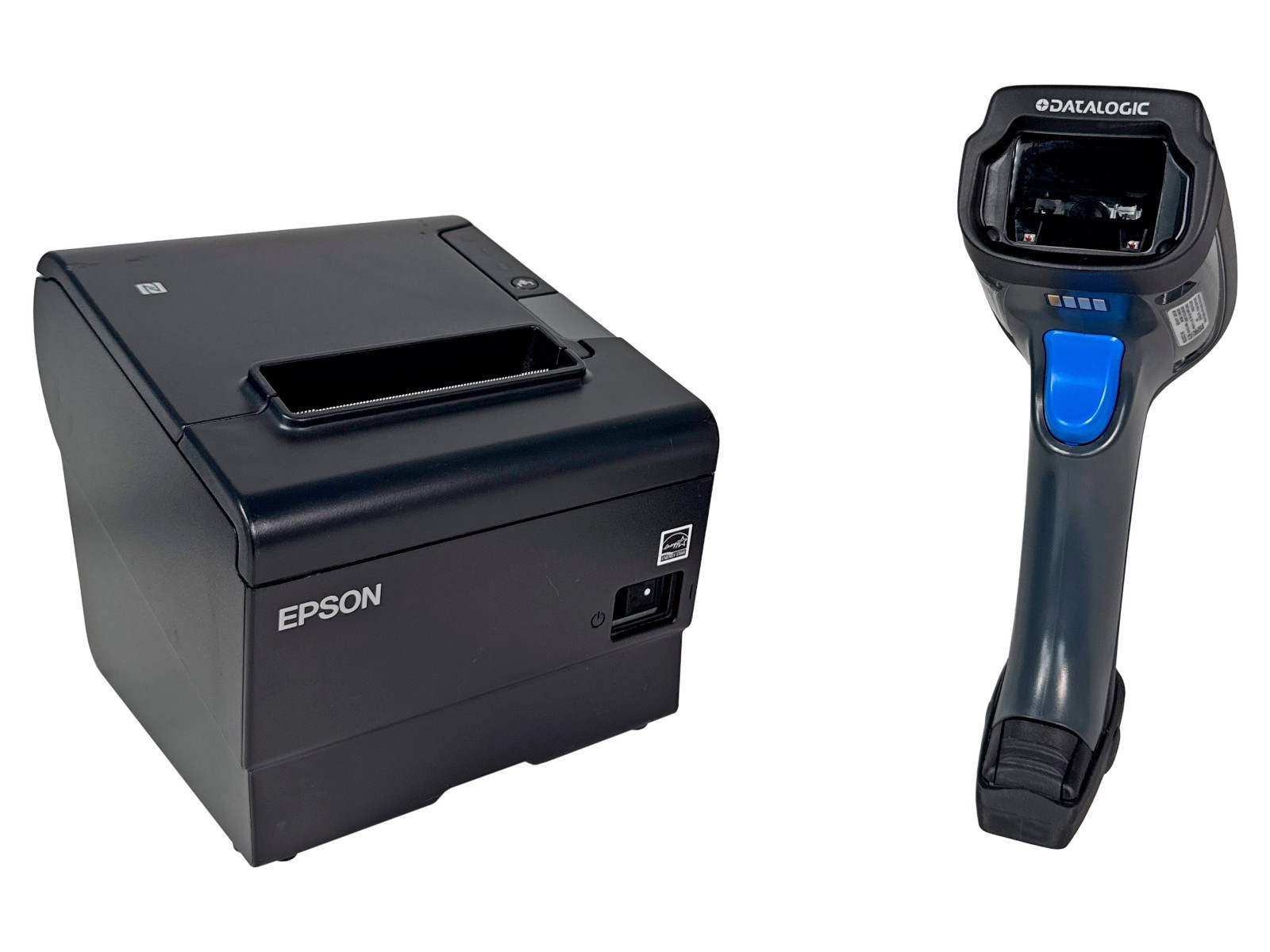 SET FOR POS SYSTEM Epson TM-T88VI Receipt Printer + Datalogic Powerscan PM9501