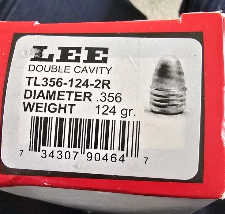 New LEE Mold 90464     2 Cavity Bullet TL356-124-2R 9mm 124 gr