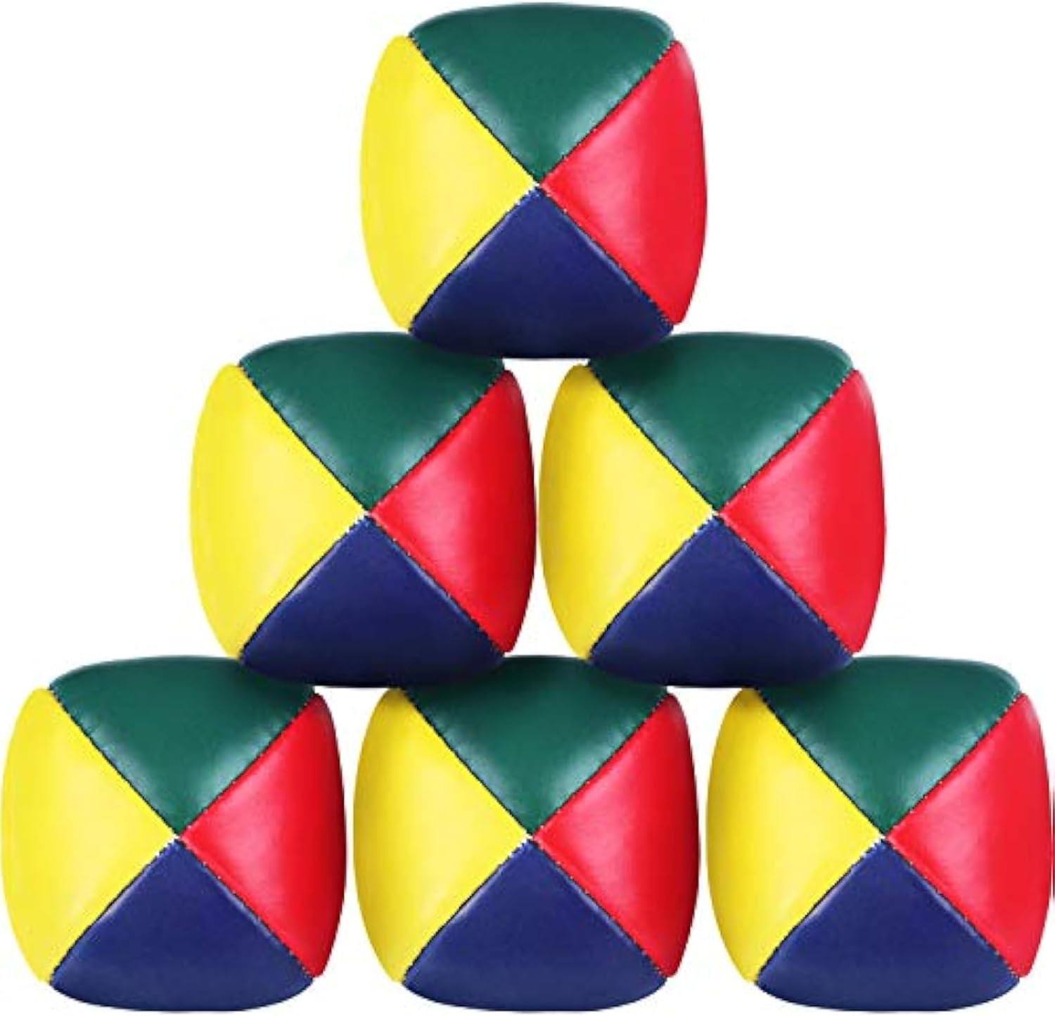 6 Packs Juggling Balls Set for Beginners, Quality Mini Durable Juggle Ball Kit,