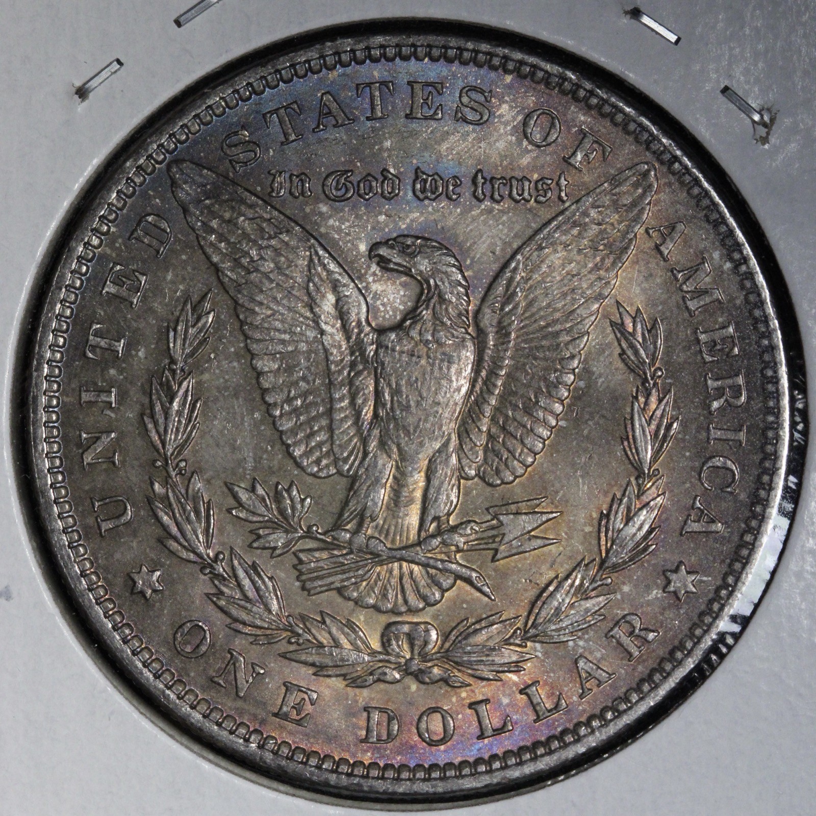 1896 Morgan Silver Dollar BU *UNCIRCULATED* MS TONED E318 TSEH