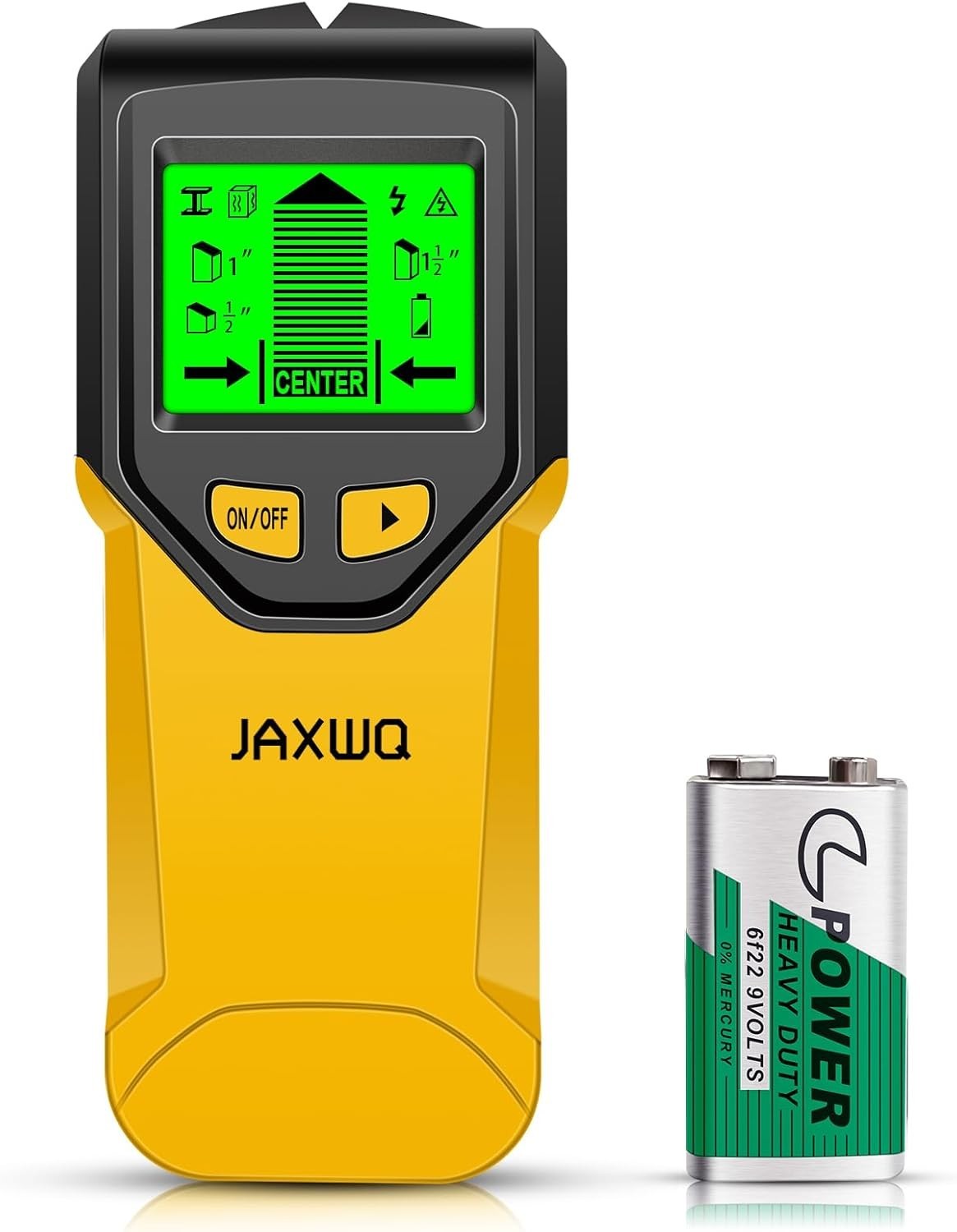 Battery-Powered Stud Finder with Microprocessor Chip for Quick Detection