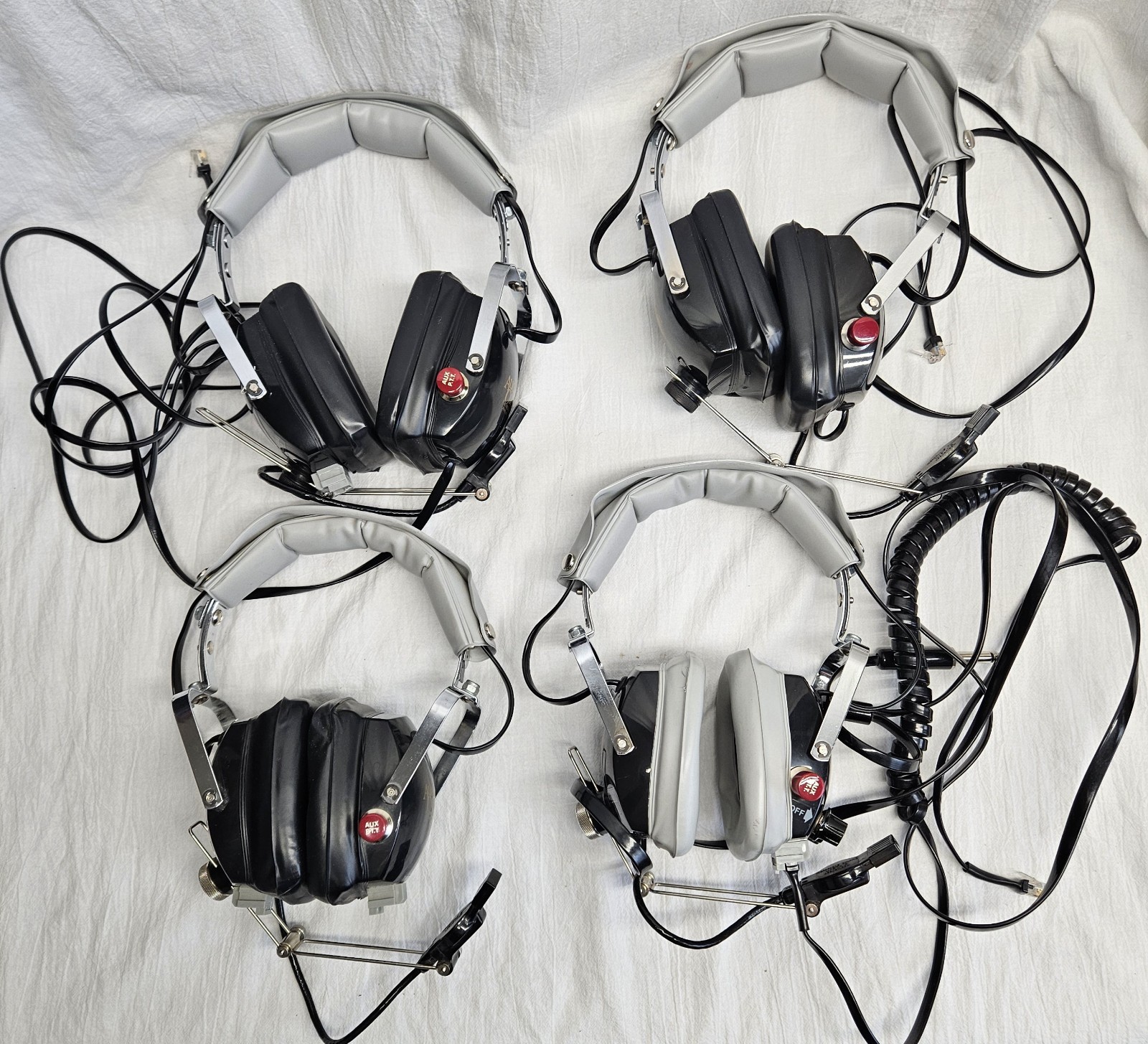 Audio Com Pilot / Co-Pilot +2 Voice Activated Intercom Headphone Headsets