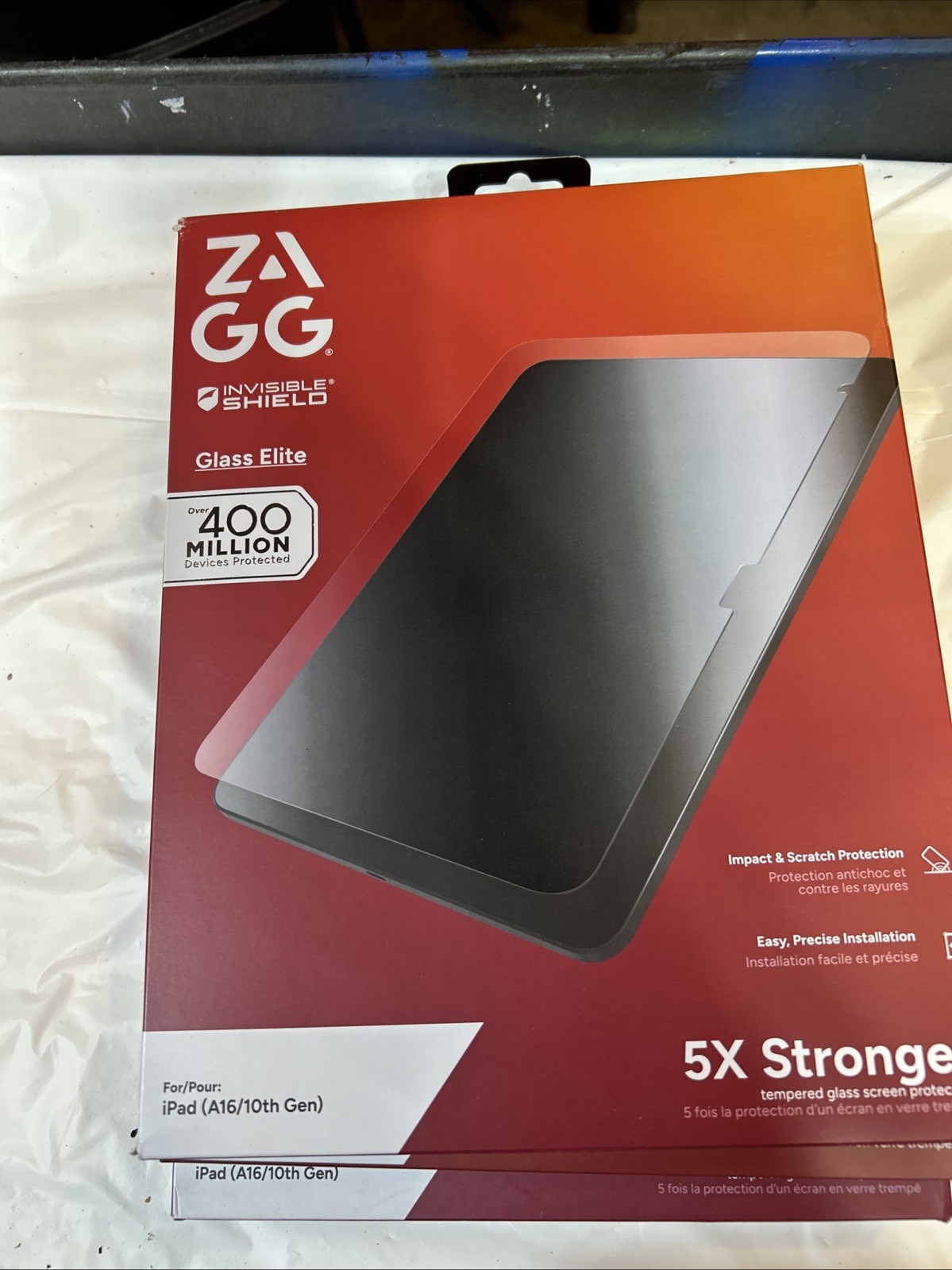 ZAGG Invisible Shield Tempered Glass Screen Protector For iPad A16 / 10th Gen