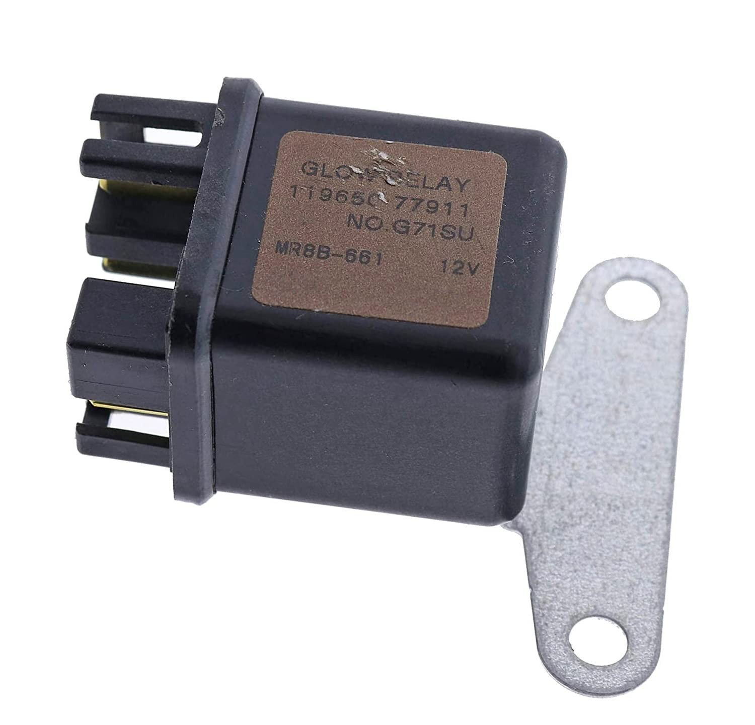 JEENDA Preheating Relay 16415-65600 1641565600 Compatible with Kubota D722...