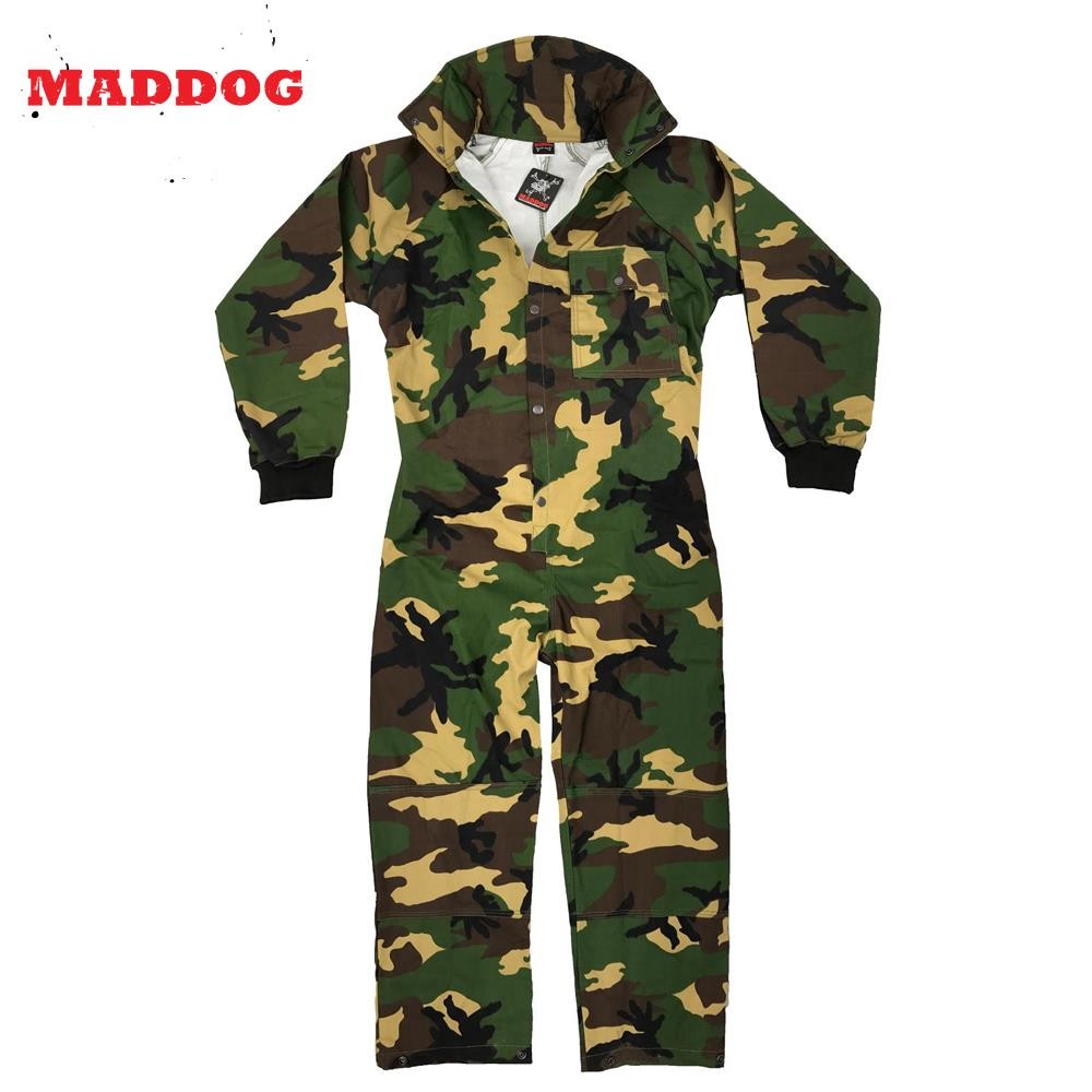 CLEARANCE Used Maddog Tactical Paintball Rip Stop Coverall Jumpsuit Camo Small