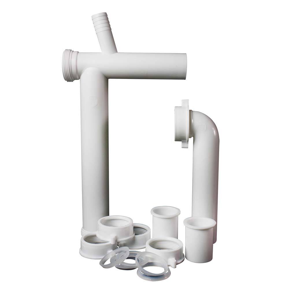 1-1/2" x 16" PVC Telescopic End Outlet Branch Tailpiece Universal Sink Waste
