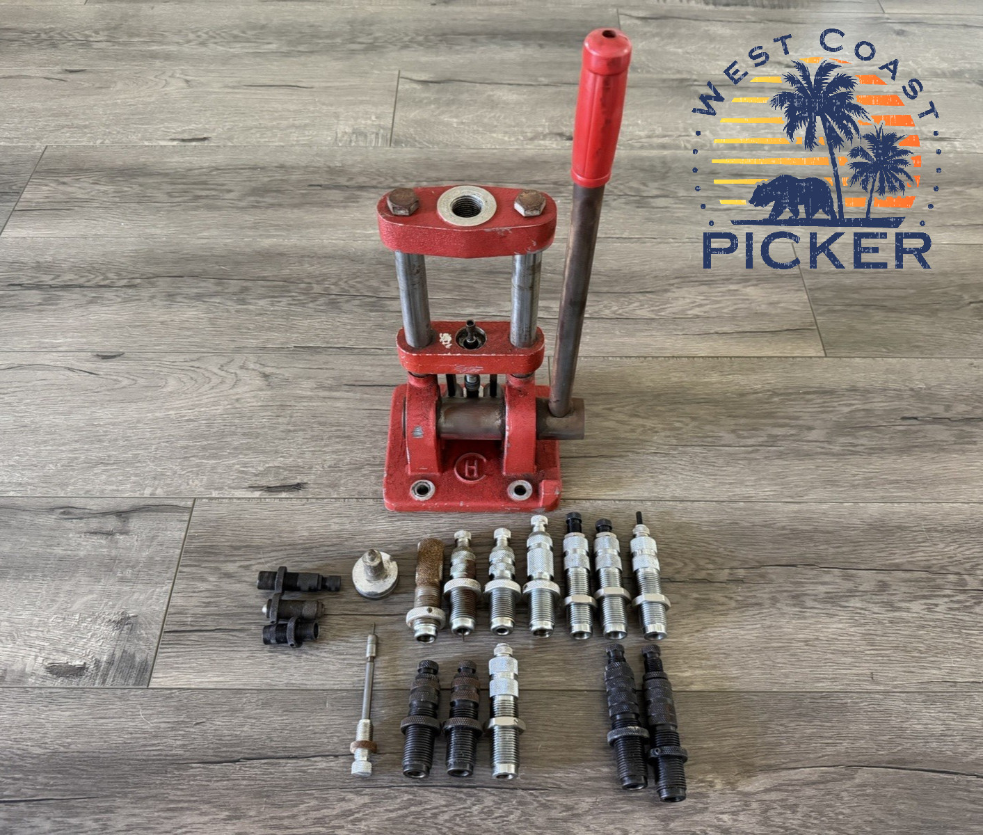 C & H Reloading Press H Style w/Assorted Lot of Dies