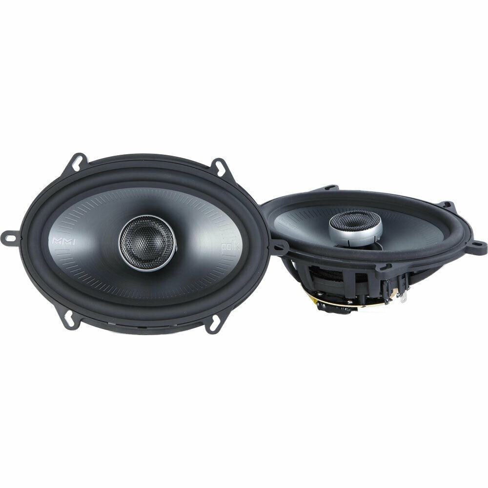 POLK AUDIO MM572 5x7 MM SERIES 100W RMS | 300W MAX 2-WAY COAXIAL SPEAKERS (PAIR)