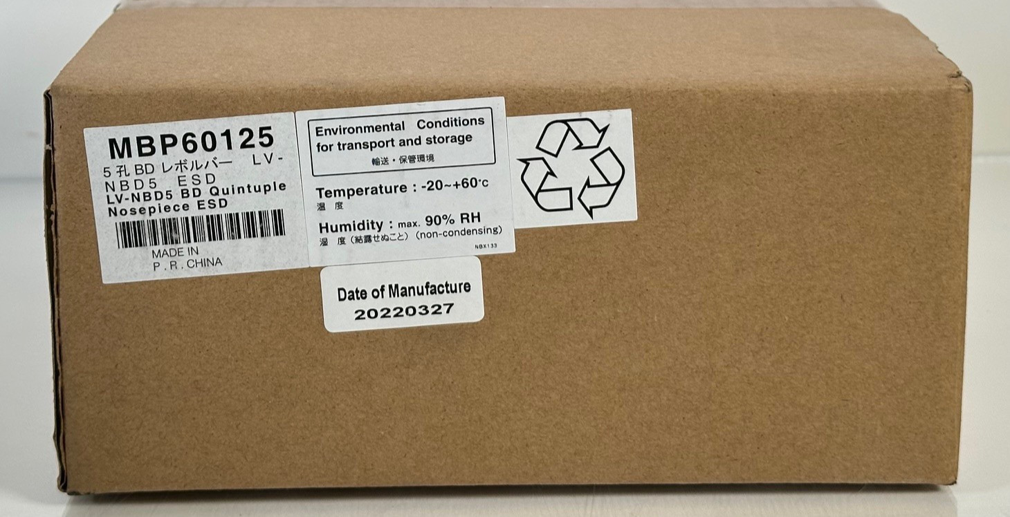 (NEW) Nikon MBP60125 NBD5 ESD LV-NBDB BD Quintuple Nosepiece ESD
