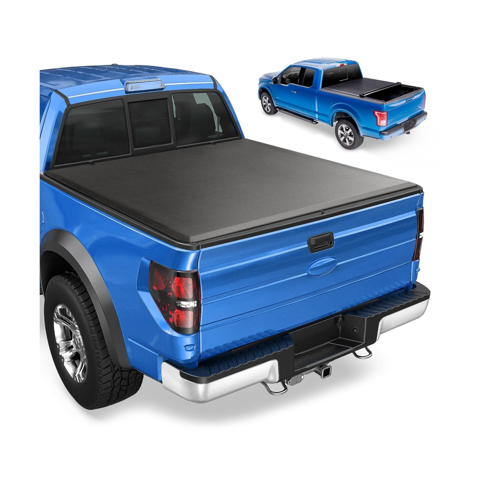 Soft Roll-up Truck Bed Tonneau Cover for Ford Maverick 2022 2023 2024 2025 20...