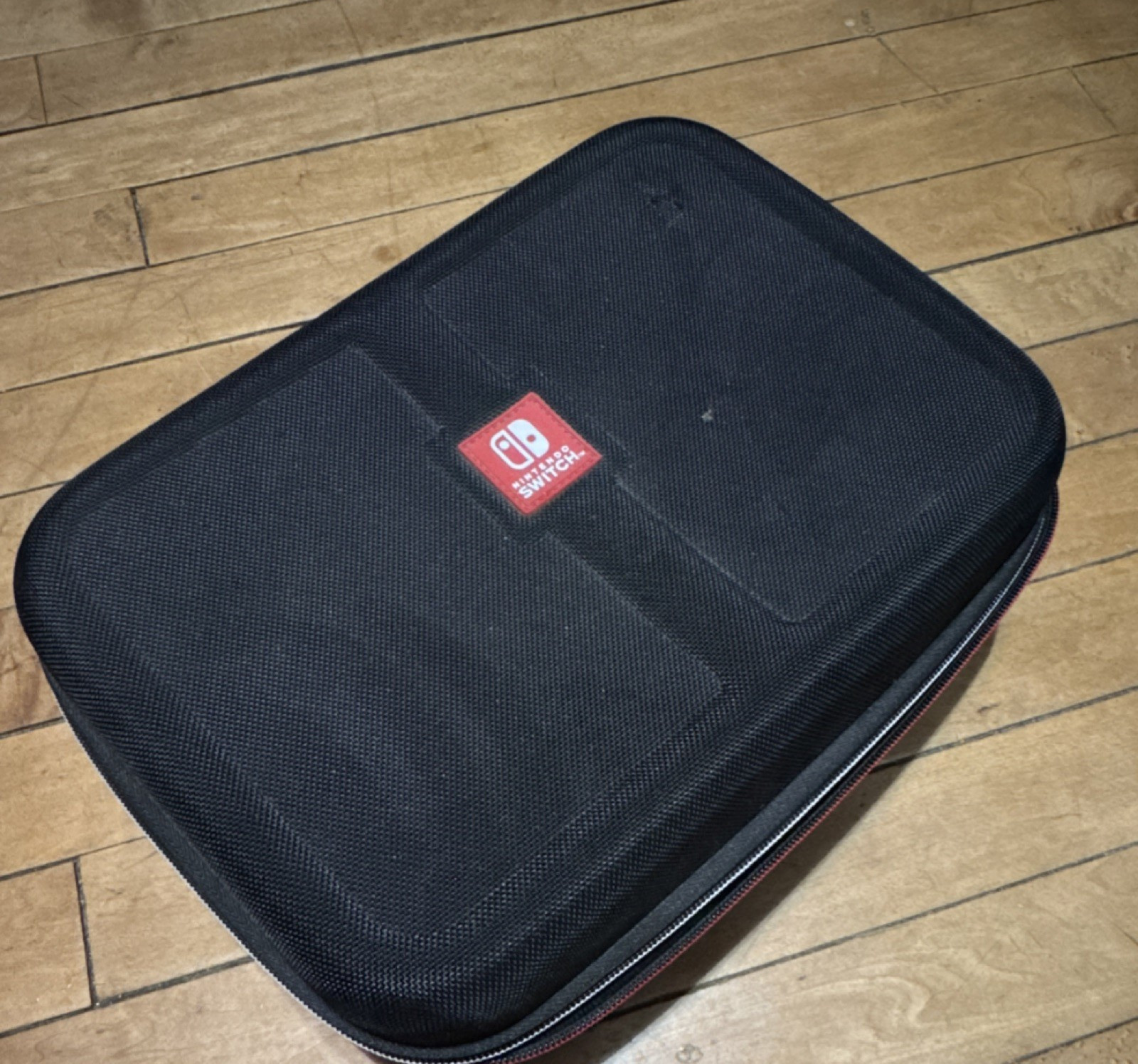 Nintendo Black Hard Shell Padded Travel Case with Partitions for Switch Console