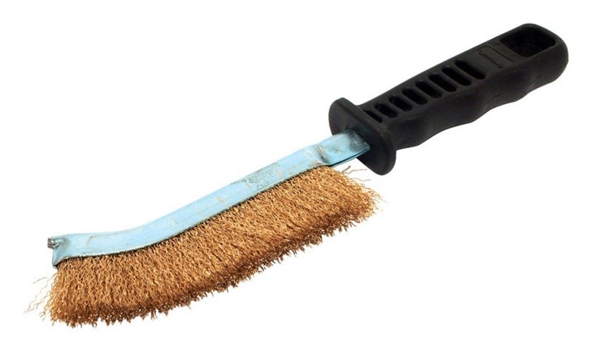 Forney 70516 Plastic Handle Scratch Crimped Brush 0.75 x 2.25 x 10.5 in.