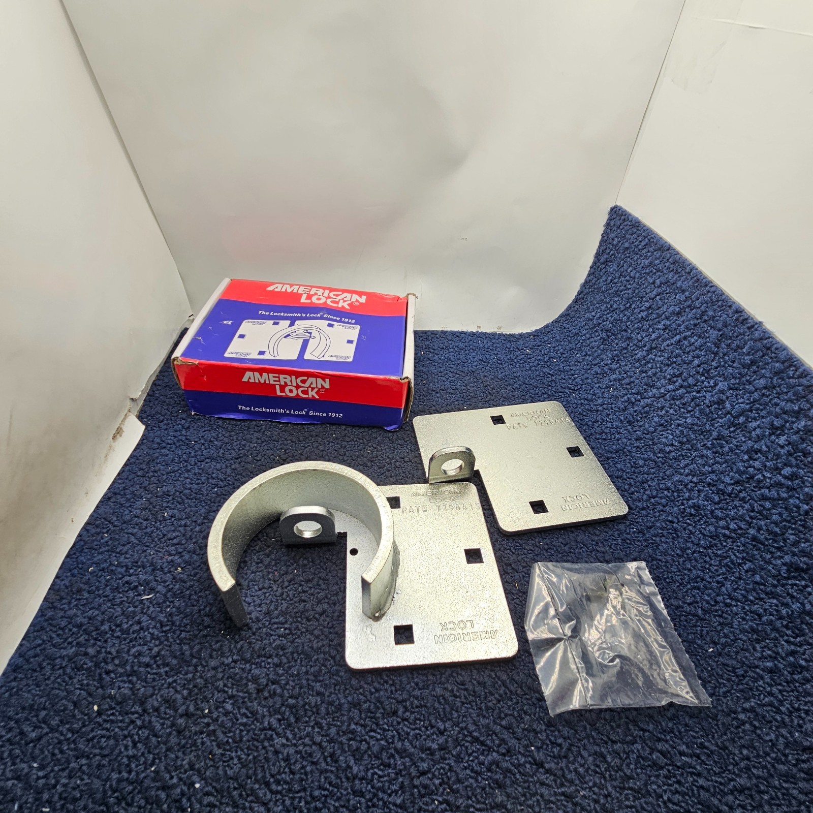 American Lock A801 Van Locks, Open, Rectangular Steel Body
