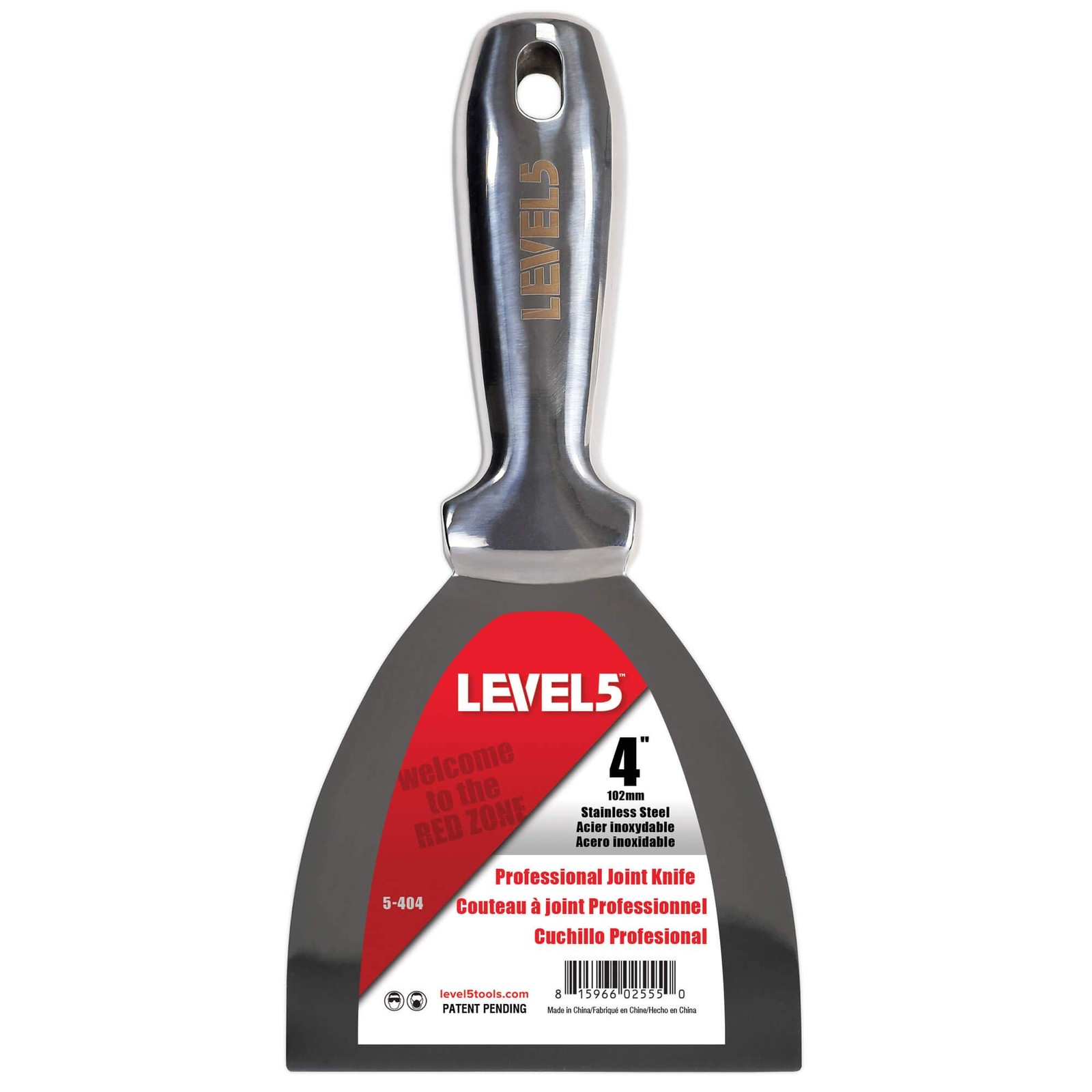 4" All Stainless Steel Joint Knife - | Professional Grade Putty Blade, Premiu...
