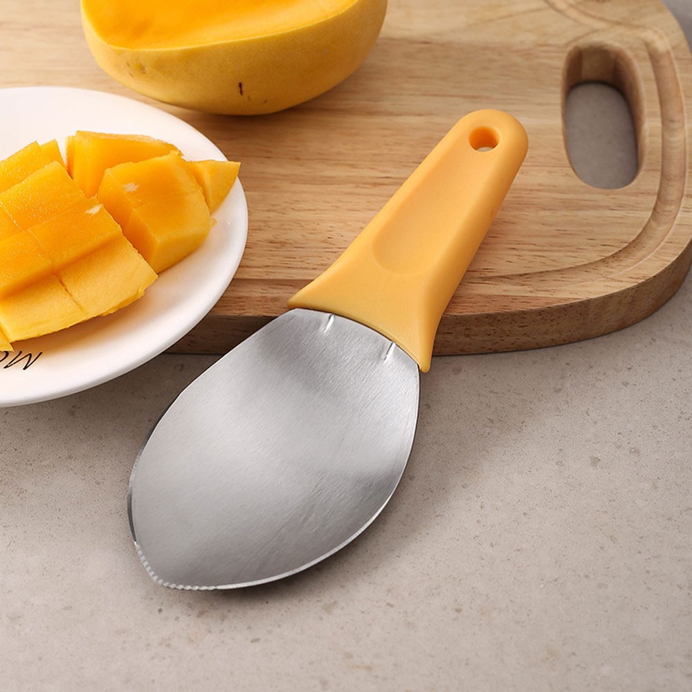 Multi-Purpose Mango Slicer Scooping Spoon, Multifunctional Slicer CW