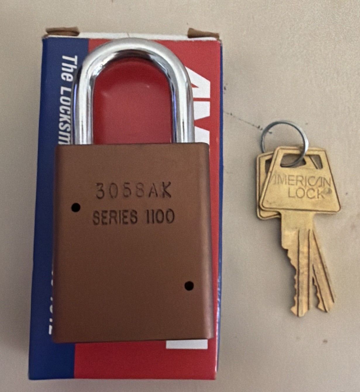 American Lock Safety Series Padlock A1105BRN KD