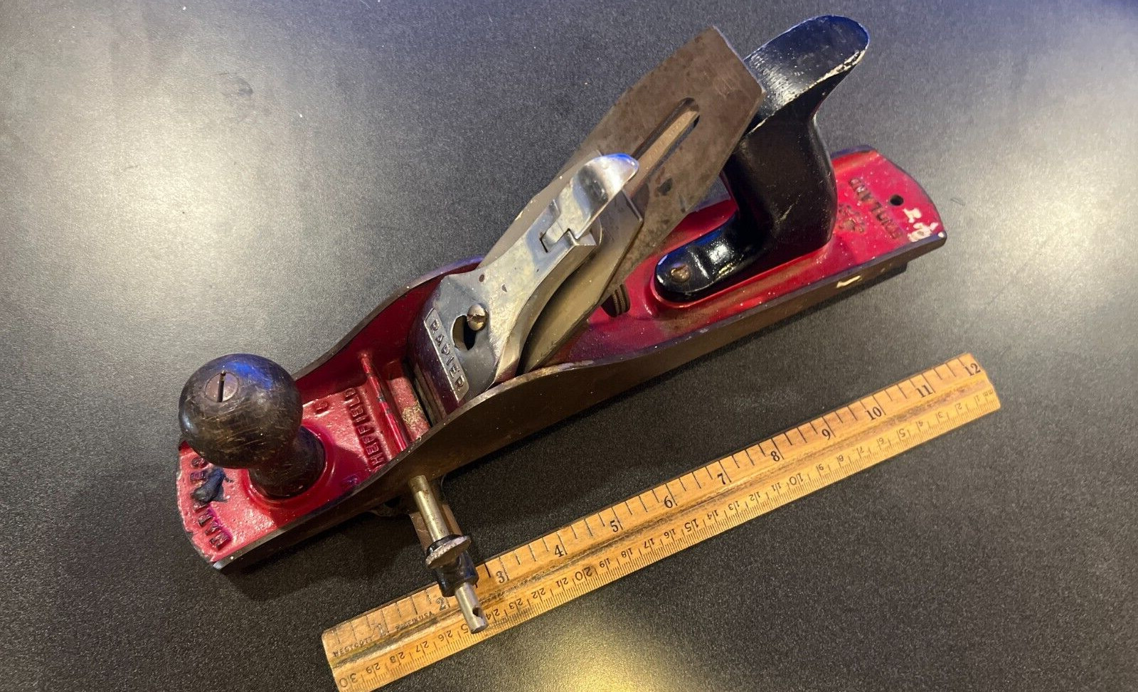 Vintage Plane Marples Sheffield England M5 , Block Plane with Edge Fence