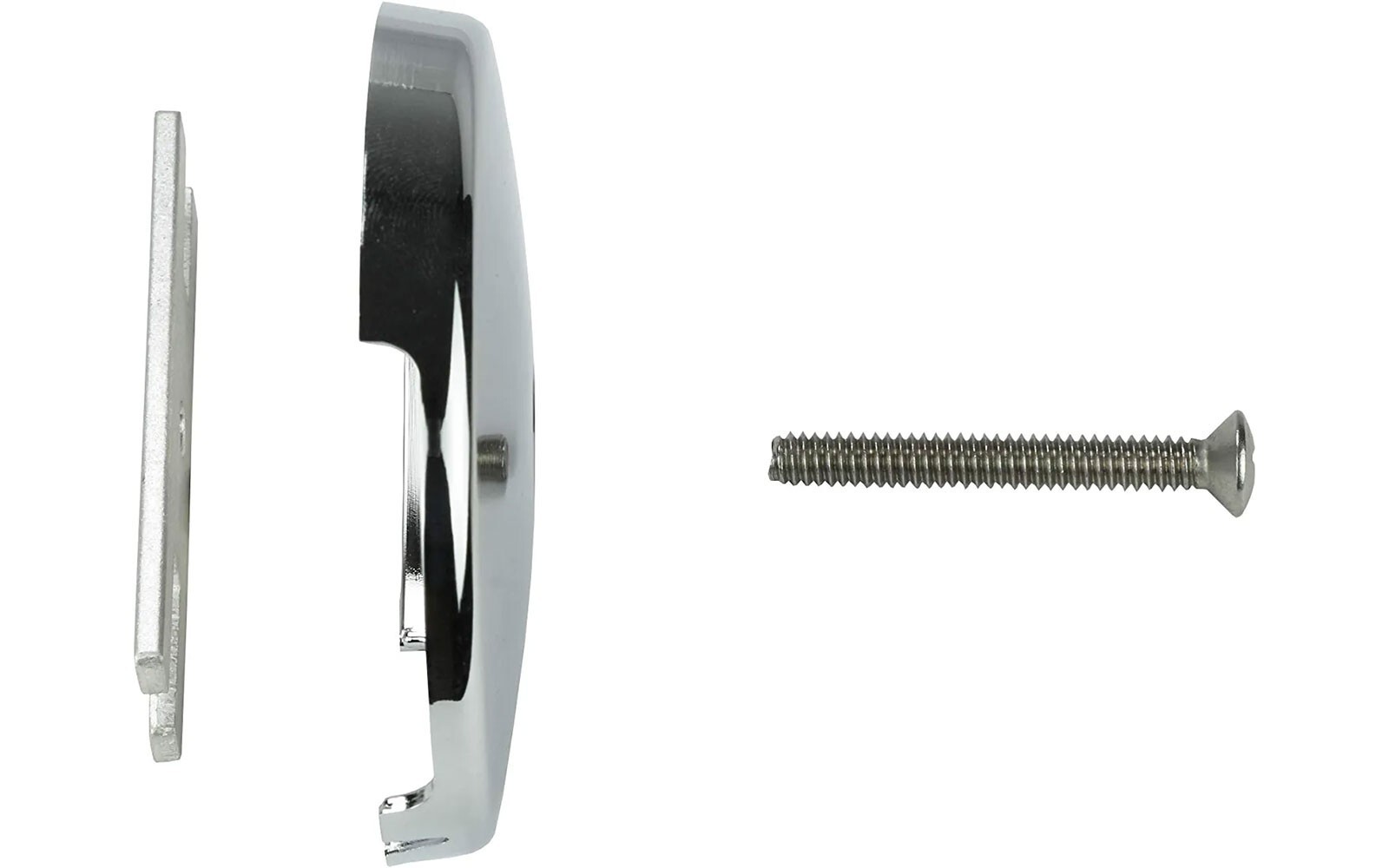 Single Hole Overflow Plate with Conversion Bracket for Bathtub Drain 89052