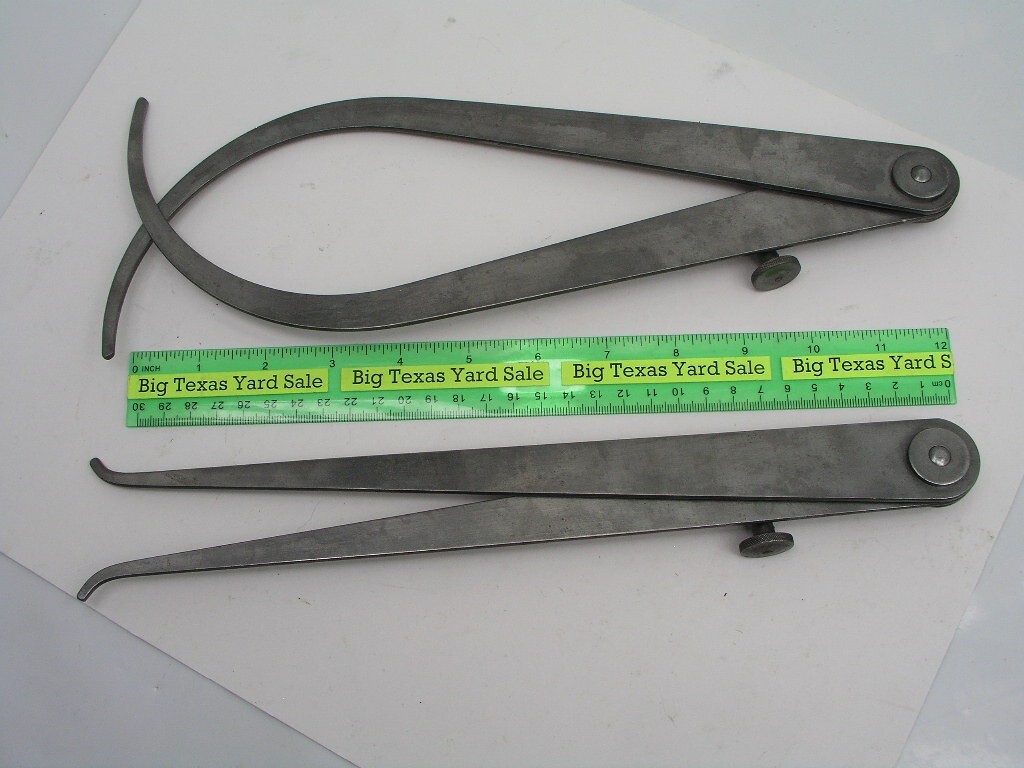 12" Leg Lufkin Inside and Outside Caliper Set