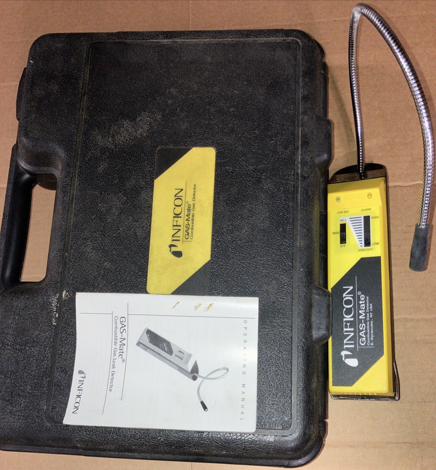 Inficon E112145 GAS-Mate Gas Leak Detector POWER ON TESTED ONLY