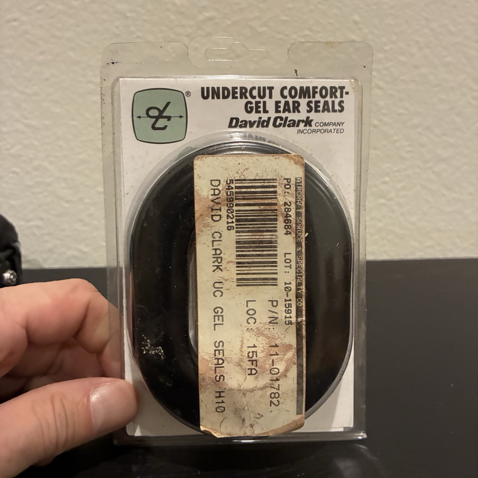 Two David Clark Model H10-76 Aviation Headset With Aero Soft Cushions