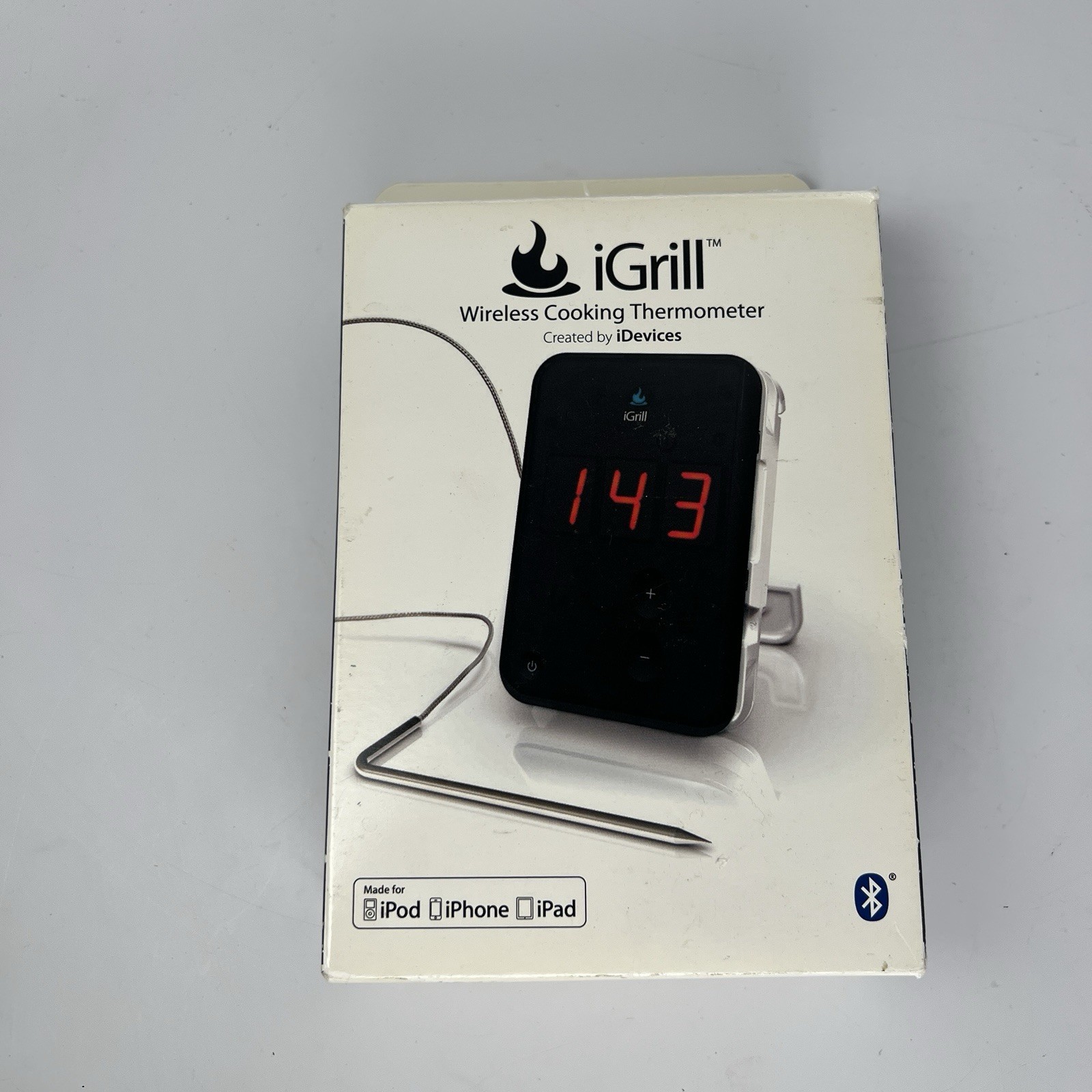 iGrill by iDevices Wireless Cooking Thermometer - iphone/ipad Bluetooth NEW OPEN