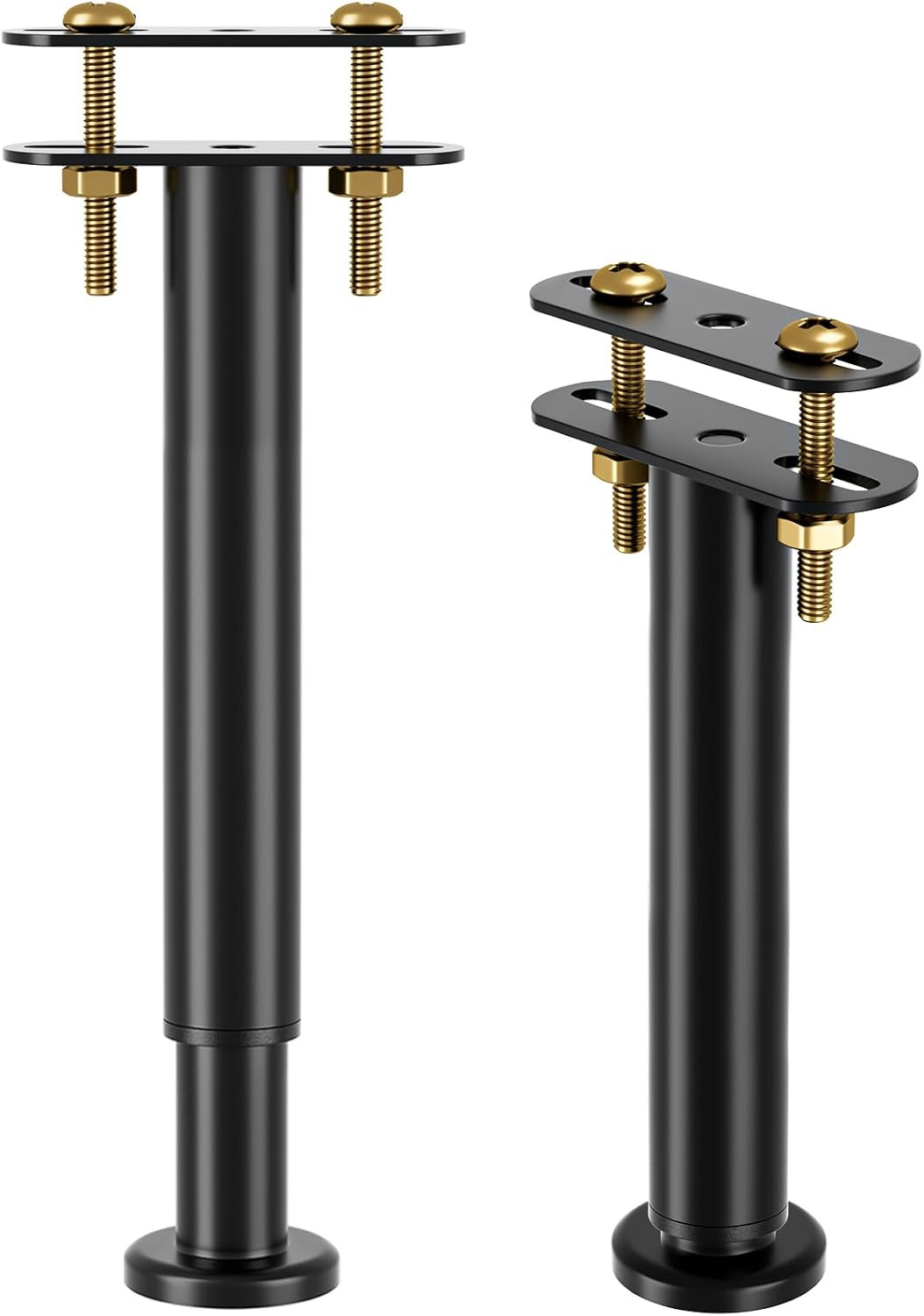 VETIN 2Pcs Adjustable Height Bed Support Legs 10-17 Inch, Extra Durable Steel