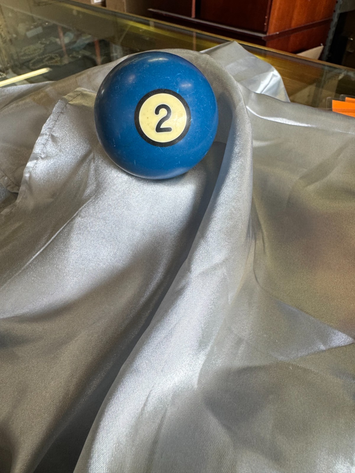 Vintage Black Ring / Circle Billiard Ball Replacement #2