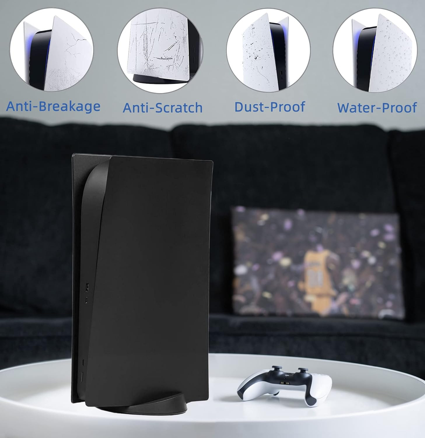 Digital Edition Face Plates Cover Skins Shell Panels for PS5 Console, Accessorie