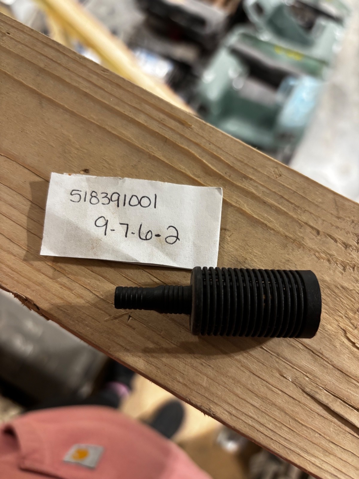 Ridgid Homelite OEM Replacement Injection Hose Filter - 518391001
