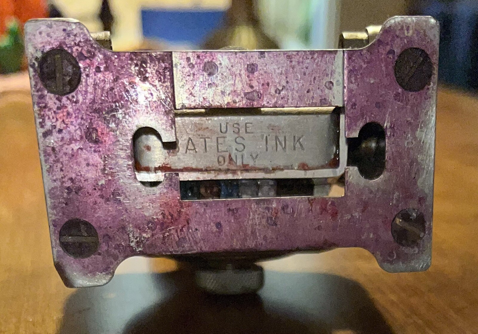 Vintage Bates Eight Numbering Machine 5 Wheels Style E