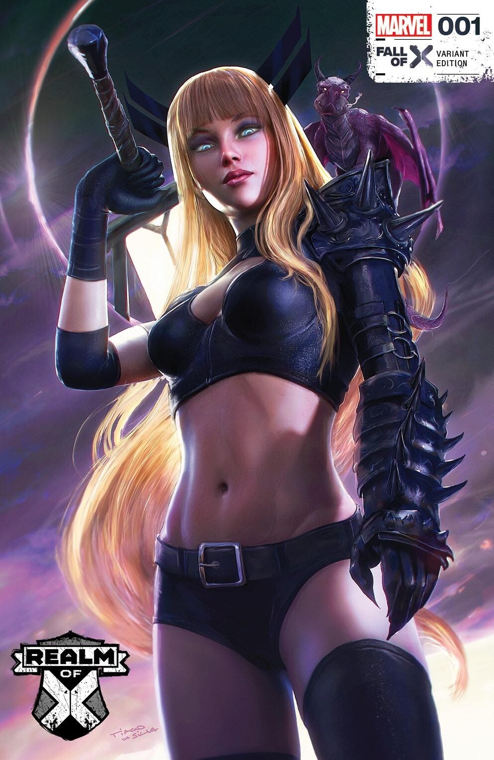 REALM OF X #1 TIAGO DA SILVA MAGIK EXCLUSIVE VARIANT LIMITED 500 W/ COA X-MEN