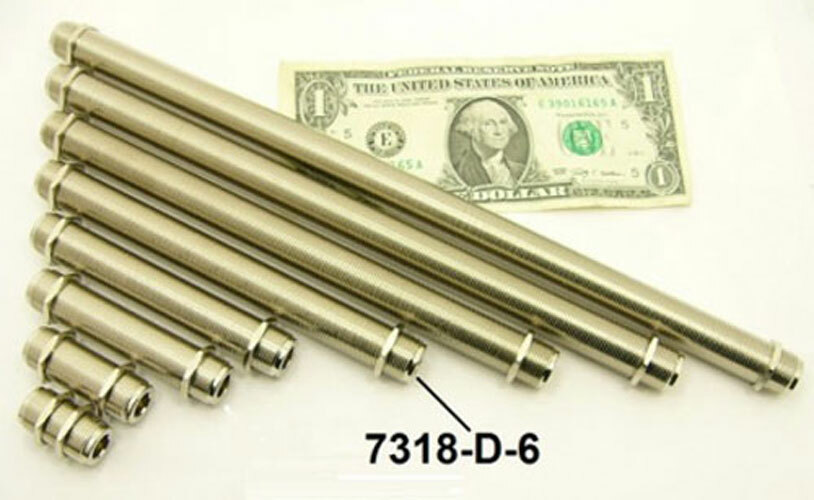 N Female to N Female 6" Bulkhead Mount Adapter (6 Inch Barrel)
