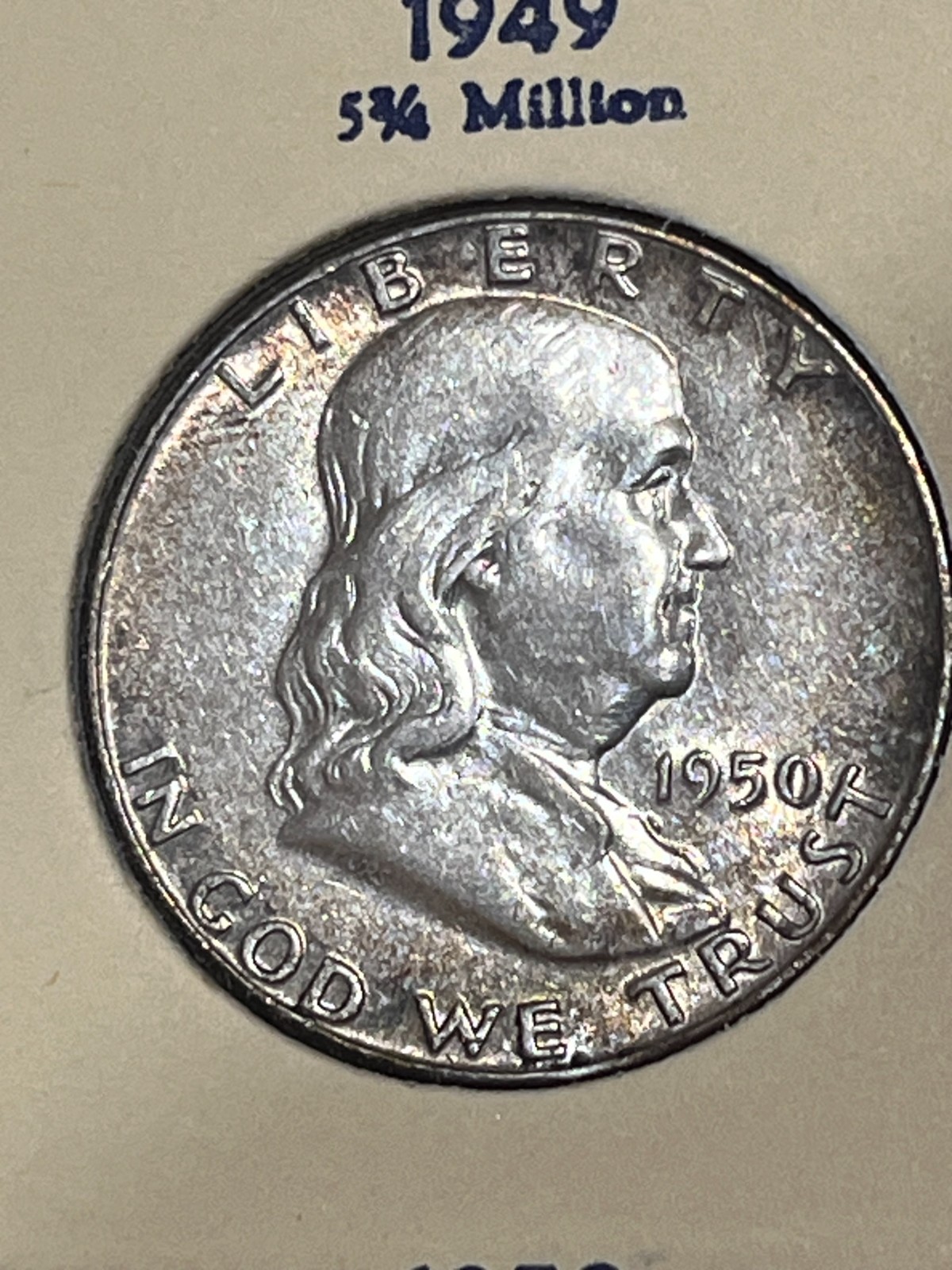 1950 Franklin Half Dollar
