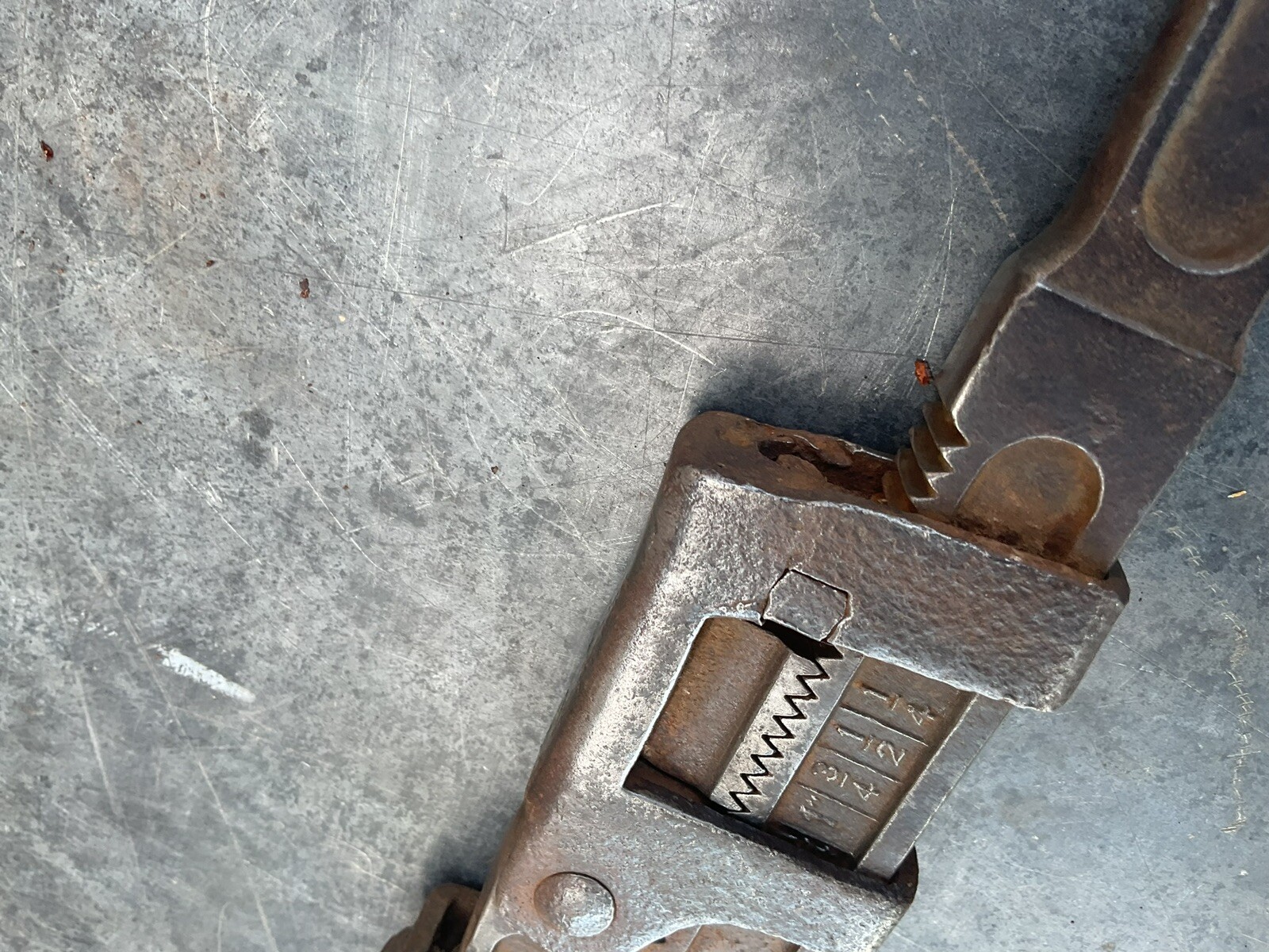 14” Becklin Adjustable Wrench - Unusual Mechanism