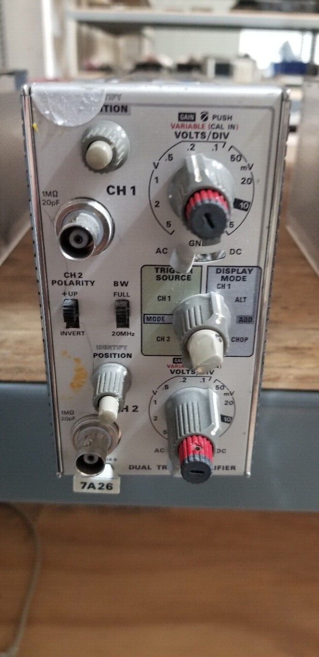 Tektronix 7A26 Dual Trace Amplifier Plug In Unit #4
