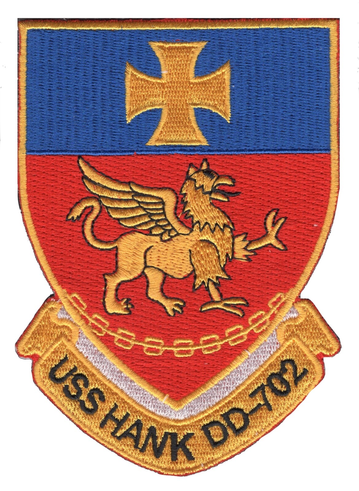 DD-702 USS Hank Patch - Version B