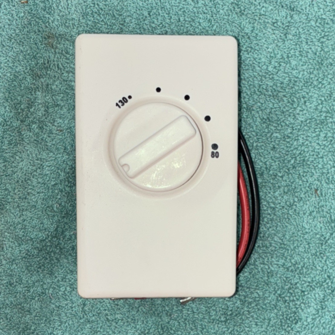 Columbus Electric 1A22-7 Attic Fan Thermostat Adjustable White 125/250V