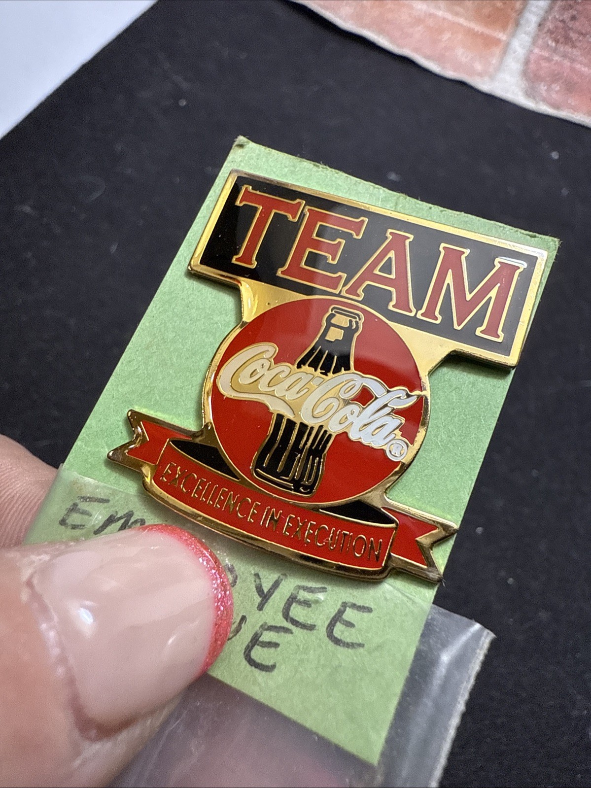 Team Coca Cola Excellence In Execution Pin