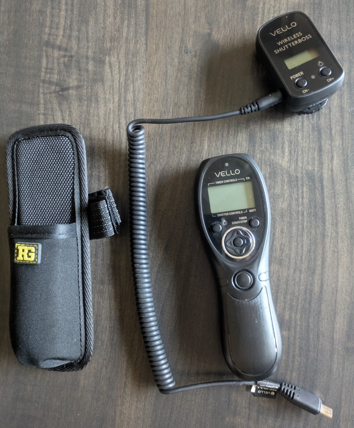 Vello Wireless Shutterboss Remote Timer (For Sony Multi-Terminal) w/Tripod Pouch