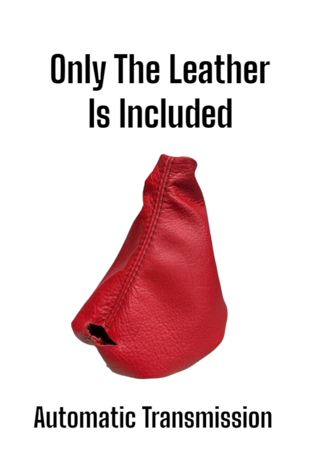 Torch Red Leather Shift Boot Cover For Chevy Corvette C5 V8 Coupe 1997-2004