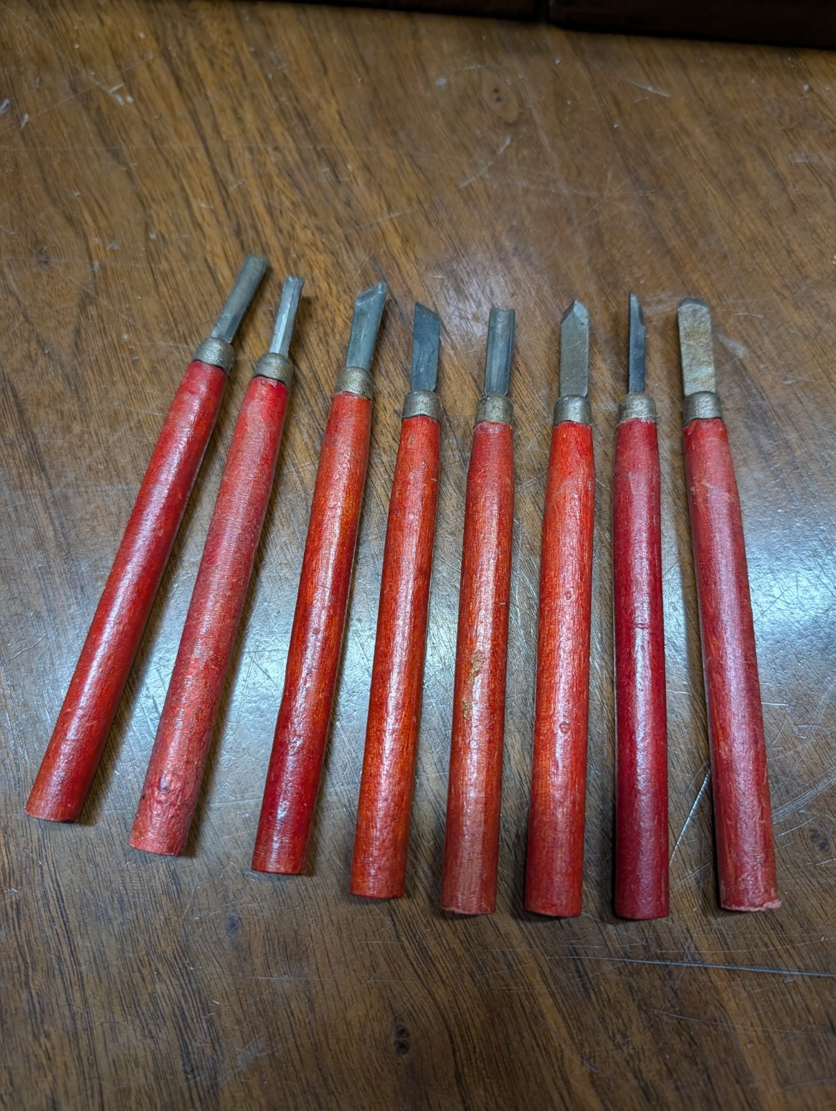 Vintage Japanese Wood Carving Tools 8pcs