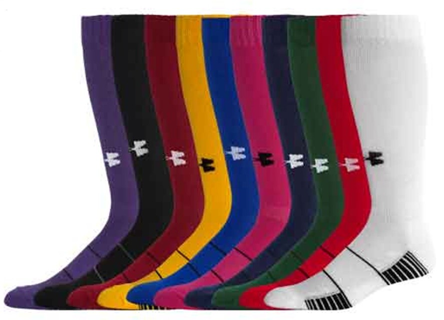 CLOSEOUT Under Armour HeatGear Knee High Over The Calf Football Baseball Socks