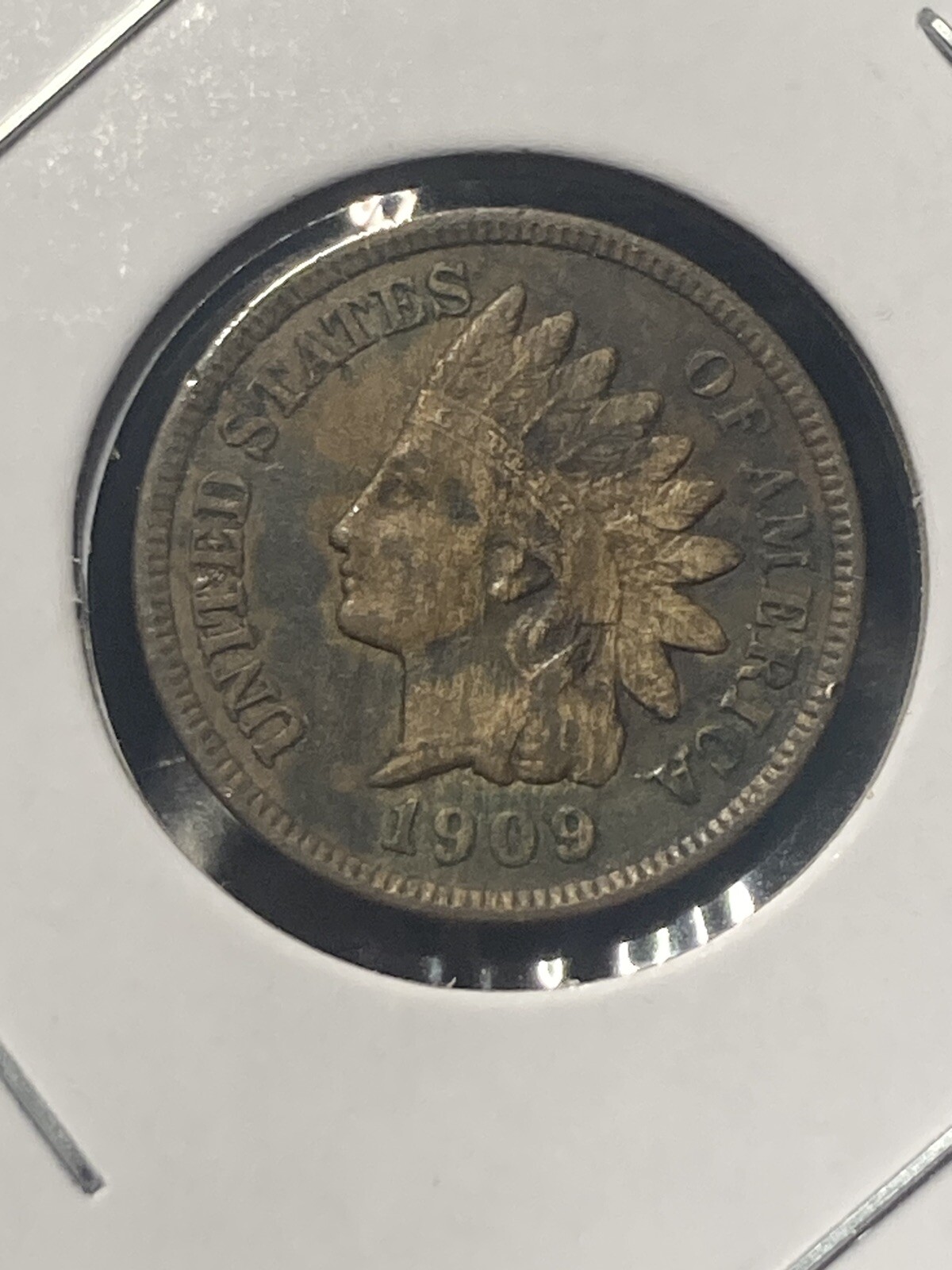 1909 P Indian Head Cent - AU Details - As Shown! (#0868)