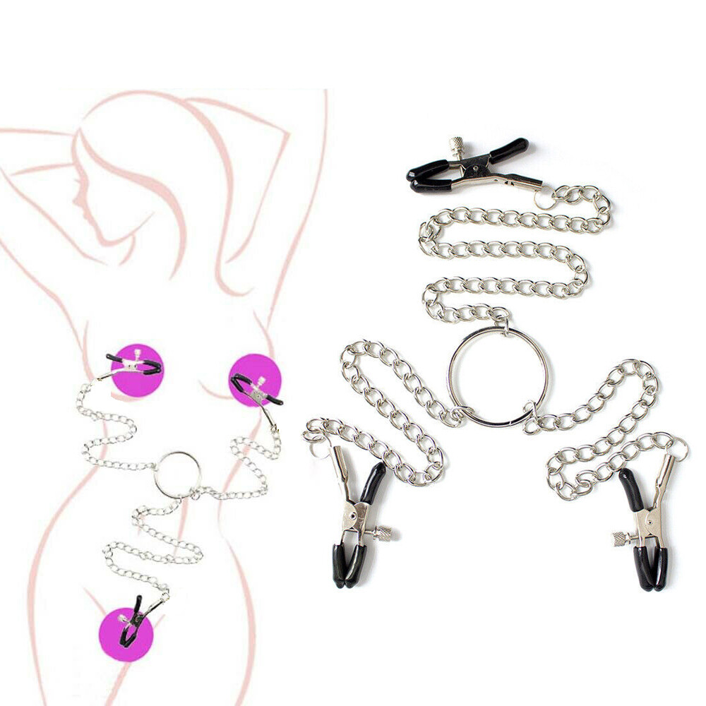 Breast Nipple Clamps Clit Clip SM Bondage Adult Sex Toys for Men Women Bondage