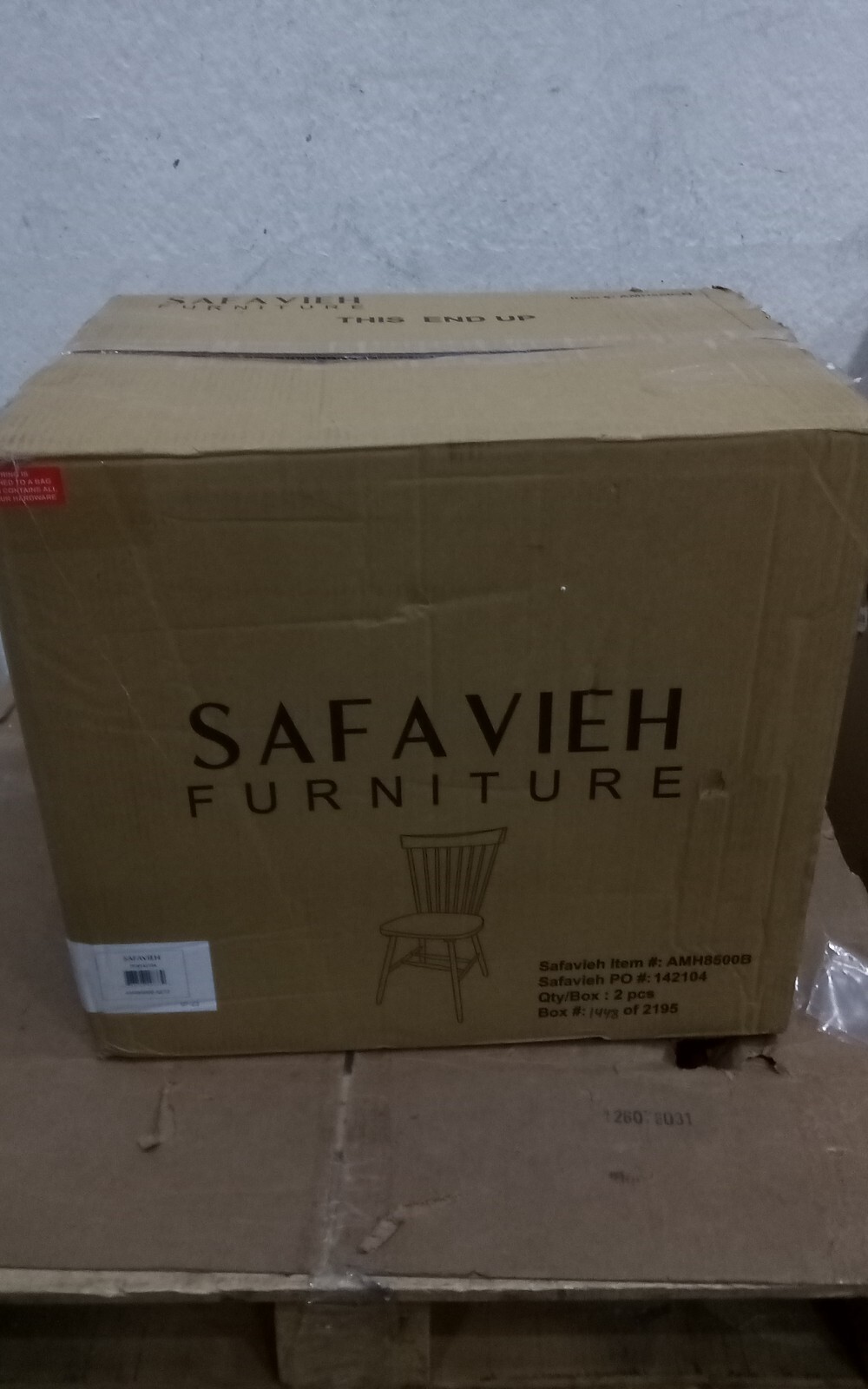 Safavieh PARKER SPINDEL SIDE CHAIR, Reduced Price 2172726111 AMH8500B