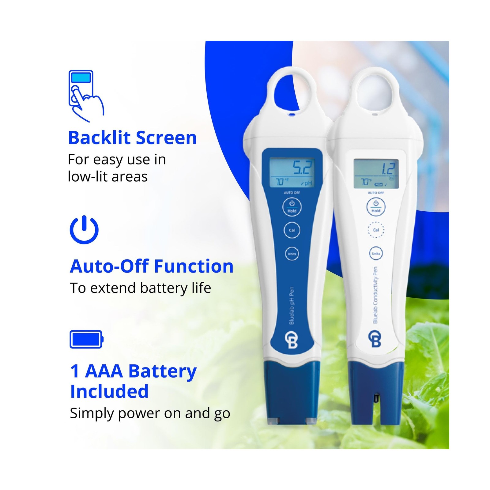 Bluelab PENSTP pH and Conductivity Starter Pack - Precision Nutrient Solution...