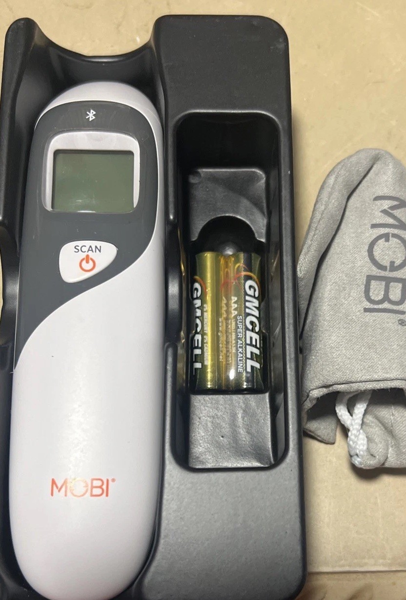 MOBI CONNECT Smart DualScan™ Bluetooth Ear & Forehead Thermometer with App X3